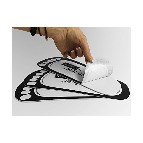 Lot de 500 pattes adhésives jetables Noir