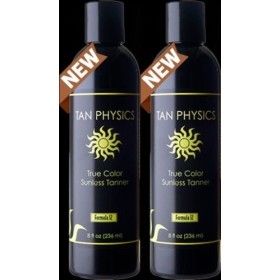 Tan Physics True Color w/ 5 FREE pairs of application gloves, Sunless Tanner by Tan Physics