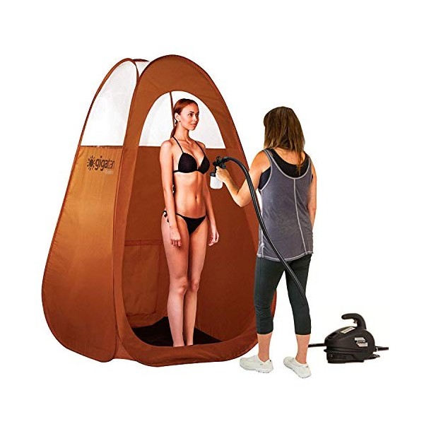 Gigatent Tente Pop-up Professionnelle sans Soleil pour aérographe, Maquillage et Peinture - 127 x 94 cm - Se replie Facilemen