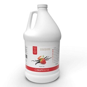 Suntana Spray Bronzage Rapide Rapide Fauve Solution, Fraise et Vanille, 4000 ML