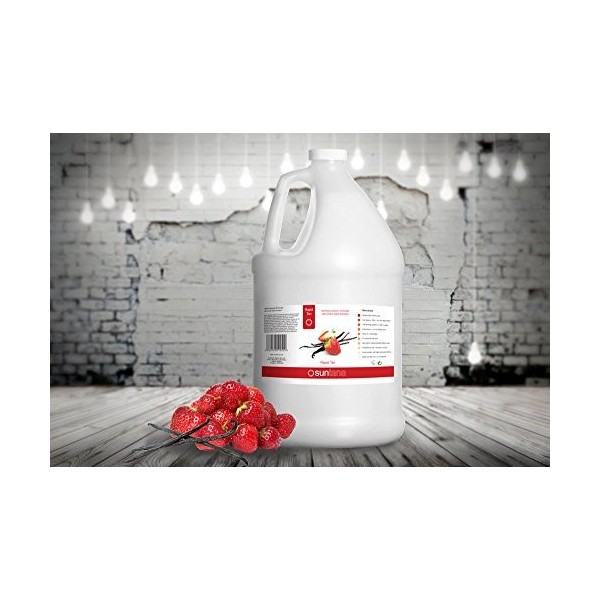 Suntana Spray Bronzage Rapide Rapide Fauve Solution, Fraise et Vanille, 4000 ML