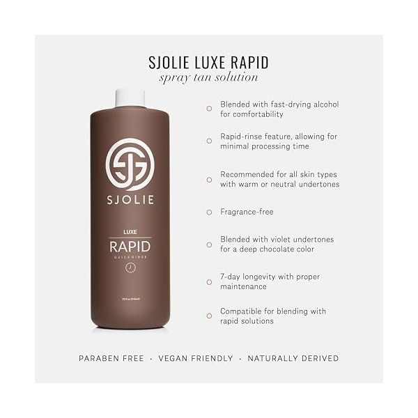 Sjolie LUXE Ultra Violet - Tan Rapide - 907 oz