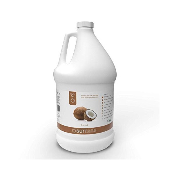Suntana spray tan Coconut parfum léger de 8% DHA Solution - Salon Commerce Taille 4000ml