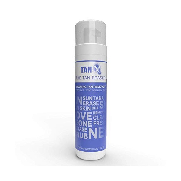 Tan X – Démaquillant moussant pour bronzage 200 ml – Lot de 12