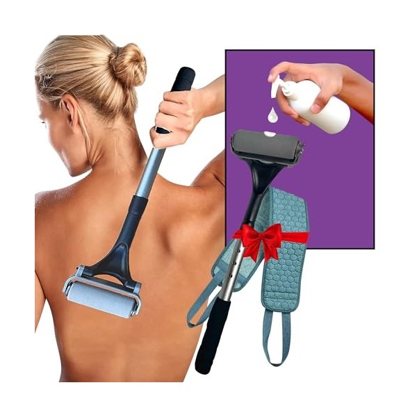 SMOOTH REACH Applicateur de lotion pour le dos et le corps – Autobronzant et applicateur de crème solaire pour lotion et huil