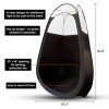 KobbTan Grande tente de bronzage de luxe – Tente pop-up portable avec étui de transport – Fenêtre transparente pour un bronza