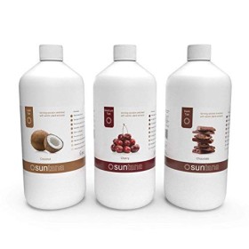 Suntana Spray Tan 1000ml Ensemble Paquet Parfumé Bronzage Solution 3 X 1000ml