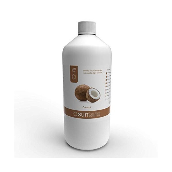Suntana Spray Tan 1000ml Ensemble Paquet Parfumé Bronzage Solution 3 X 1000ml