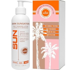 Sun Laboratories Dark Sunsation Self Tanning Lotion - Very Dark 8 fl oz. by Sun Laboratories BEAUTY English Manual 