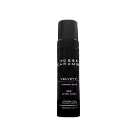 Mousse autobronzante veloutée Rose & Caramel Dark - Ultra Dark Olive 200 ml Sans tons orangés. Faux bronzage extra foncé fon