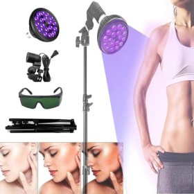 Lampe de bronzage for la maison, appareil de bronzage pliable avec trépied réglable 38 à 78 pouces , lampes solaires for mac