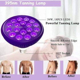 Lampe de bronzage for la maison, appareil de bronzage pliable avec trépied réglable 38 à 78 pouces , lampes solaires for mac