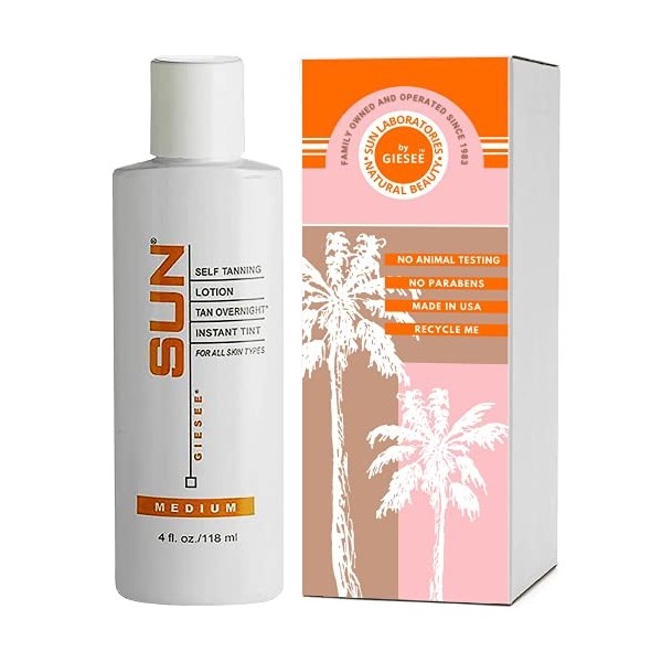 Sun Laboratories Tan Overnight Self Tanning Lotion 4 fl oz. by Sun Laboratories