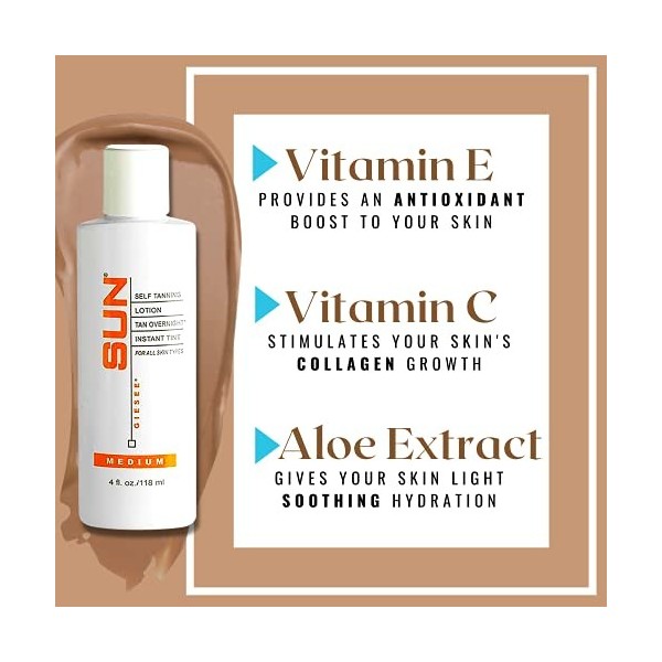 Sun Laboratories Tan Overnight Self Tanning Lotion 4 fl oz. by Sun Laboratories