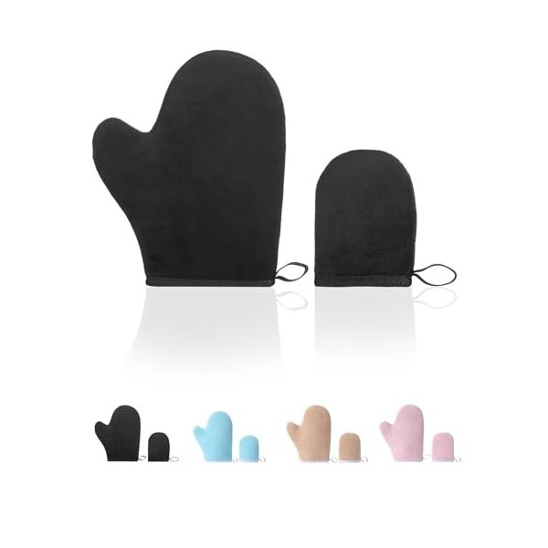 Gant de bronzage pour autobronzage avec mini gant de bronzage, gant autobronzant, gant de bronzage, gant de bronzage, gant de