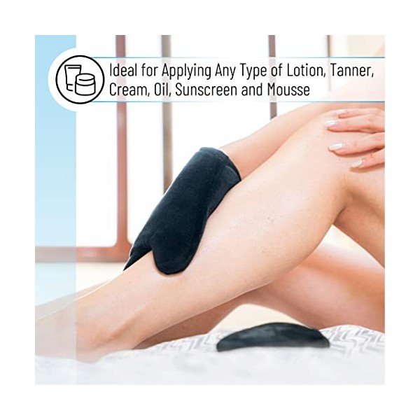 Gant de bronzage pour autobronzage avec mini gant de bronzage, gant autobronzant, gant de bronzage, gant de bronzage, gant de