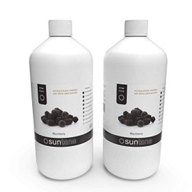 2000ml 2 X 1000ml Suntana Blackberry après Foncé 14% Dha Spray Tan Solution