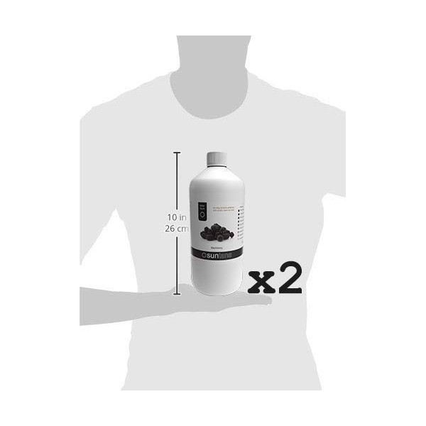 2000ml 2 X 1000ml Suntana Blackberry après Foncé 14% Dha Spray Tan Solution