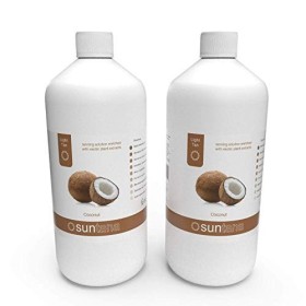 2000ml 2 X 1000ml Suntana Noix de Coco Lumière 8% Dha Spray Tan Solution