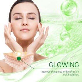 Aloe Vera Gel, Gel daloe Vera pour le Visage, Gel daloe vera pour le visage, Hydratant Visage et Corps, Calmant Après-Rasag