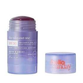 The Take-out One Invisible Sun Stick SPF 30 Pa Plus by Hello Sunday for Women - 1 oz Sunscreen