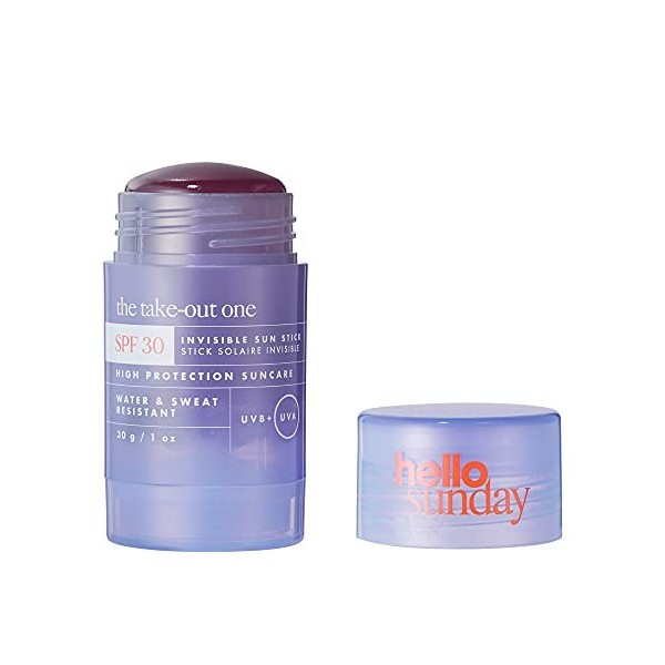 The Take-out One Invisible Sun Stick SPF 30 Pa Plus by Hello Sunday for Women - 1 oz Sunscreen