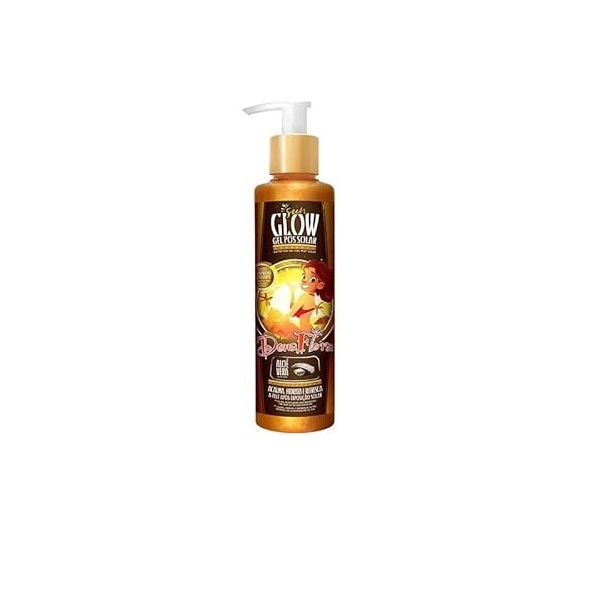 DONA FLORA - Gel Post Solaire Sun Glow | Apaisant et Hydratant | Enrichi en Aloe Vera | Texture Légère et Non Grasse | Répare