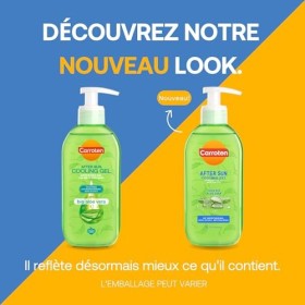 Carroten After Sun Cooling Gel 200 ml - 100% Bio Aloe Vera Gel - Gel Hydratant et Rafraîchissant Après Soleil - Visage & Corp
