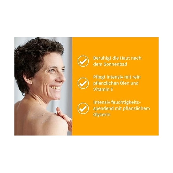 SIRIDERMA Lotion après-soleil - Protection minérale immédiate pour peaux sensibles - Basique, naturelle et hautement tolérée 