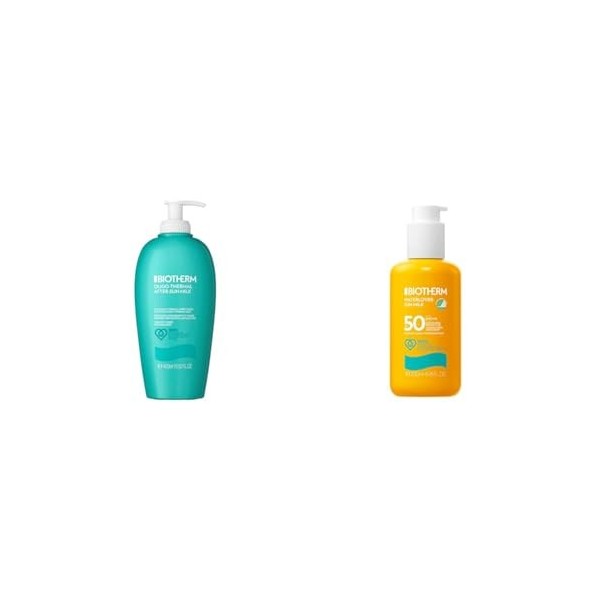 Duo Solaire : Crème solaire Waterlover Sun Milk SPF50 200ml + Lait après soleil oligo-thermal réhydratant et apaisant 400m