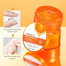 Gel Daloe Vera Avec Vitamine C, Crème Aloe Vera Visage, Gel Aloe Vera Bio, Naturel Et Hydratant Nourrissant, Gel Daloe Hydr