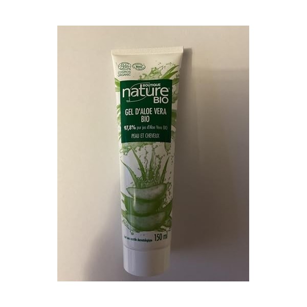 Gel Aloe Vera bio 97,8% pur 150 ml - Boutique Nature - Beauté et hygiène - Solaires - Après-soleil bio
