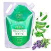 Gel Aloe Vera et Lavande, Rafraîchissant, Hydratant, Réparateur, Anti-âge, Après-Soleil 5000 ml