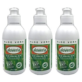 Aloveria Aloe Vera Gel Pur 250ml pressé à froid en Gran Canaria x 3 unités