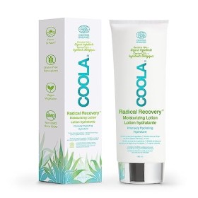 COOLA Lait Hydratant Après-Soleil riche en Aloe Vera et Romarin Bio 148 ml, Éco-responsable, Composé à 99% dingrédients dor