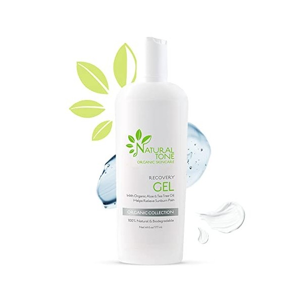 Natural Tone Organic Skincare Aloe & Tea Tree Gel de récupération 170 g