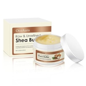 Beurre de Karité, Beurre de Karité Bio, Beurre de Karité Crème Pur et Naturel, Beurre de Karité lisse naturel pour le corps,B