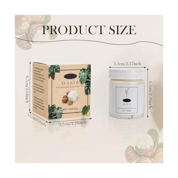 Beurre de karité non raffiné et pressé à froid 114 g, cosmétique naturel, végétalien, sans parfum pour tous les types de peau