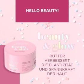 Eveline Cosmetics Beauty&Glow Beurre Corporel Raffermissant avec Complexe Multi-Vitaminé & Beurre dOrange - 200ml