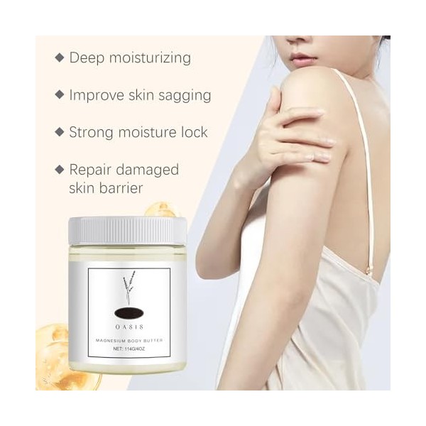 Beurre Corporel, Beurre Corporel Hydratant Et Nourrissant, Huile Corporelle Au Beurre De Karité, Hydratant Naturel Pour Corps