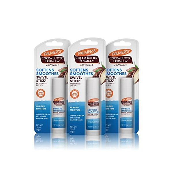 Palmers Lot de 3 bâtons pivotants au beurre de cacao 14 g 