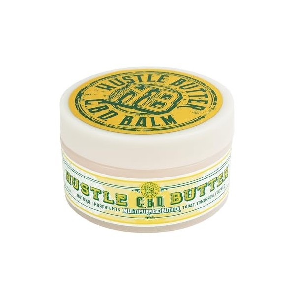 Hustle Butter CBD Tattoo Baume 150ml – Crème CBD Végane pour Avant, Pendant et Après Tatouage – Favorise la Cicatrisation de 