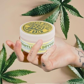 Hustle Butter CBD Tattoo Baume 150ml – Crème CBD Végane pour Avant, Pendant et Après Tatouage – Favorise la Cicatrisation de 