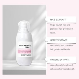 2PCS Spray épaississant à leau de riz, spray hydratant naturel à leau de riz de 50 ml for la croissance et le renforcement 