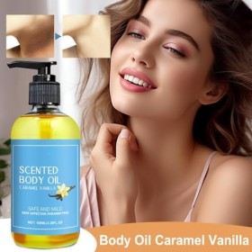 Massage sensuel au caramel, corps de vanille au caramel, huile de de vanille, 100 ml de luxueux mélange de la peau douce et n