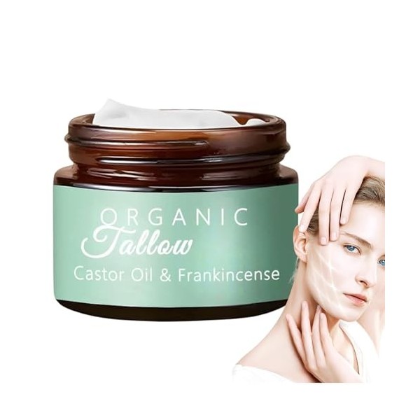 Sigle Butter Frandincens - Huile de ricin et encens | Embarcage de beurre de visage naturel de lhuile de ricin du carrosseri