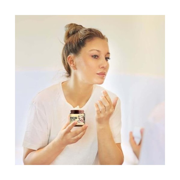 Tuxuseo Tallow Honey Balm, 4,23 onces Baume hydratant pour le visage et le corps