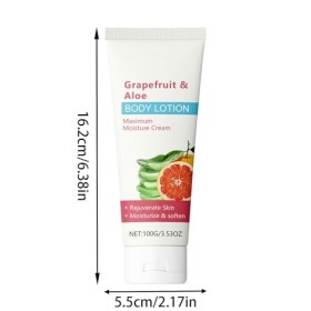 Moisturizing Body Lotion, Nourishing Grapefruit Aloe Body Cream, Hydrating Body Butter for Women, Lightweight Dry Skin Body L