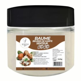 Baume Beurre de Karité Senteur Coco, 240g, Vegan, Bio, Visage-Corps-Cheveux, Sheabutter