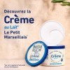 Le Petit Marseillais Crème Hydratante Multi-Usage Lait pot de 360 ml – Crème corps, mains et visage pour les peaux normales
